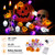 NEW 2608 3M 20 LED Halloween String Lights – Battery Operated Pumpkin, Skull & Eyeball Decorations B239