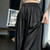 NEW 2608 SilkBreeze Luxe Cooling Wide-Leg Trousers Black   Y206