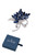 Blue Sapphire  Bouquet Brooch Y222