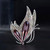 NEW 2609  Purple Crystal Butterfly Brooch Elegant Versatile Luxury Lapel Pin Y226