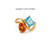 NEW 2609  12 Month Birthstone Ring Assorted Gemstone Luxury for Women  Y254