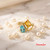NEW 2609  12 Month Birthstone Ring Assorted Gemstone Luxury for Women  Y254