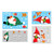 80PC Christmas Gonk Static Cling Window Stickers 3067