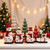 NEW 2610 Set of 7 Wooden Christmas Tabletop Decorations Decor Y271