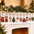 NEW 2610  10Pcs Wooden Christmas Garland Hanging Decorations Y272