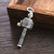 NEW 2610 Vintage Prayer Wheel Pendant Necklace with Black Leather   Y275