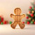 NEW 2610  Wooden Gingerbread Man Serving Tray Cheese Board Snack Candy Platter   Y285