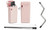 Foldable Stainless Steel Drinking Straw with Carrying Case