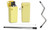 Foldable Stainless Steel Drinking Straw with Carrying Case