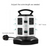2layer 7way 2USB Power Tower Charging Station 360 degree rotate