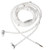 Pearl necklace Earphone with mic 