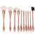 Rose Gold Professional makeup brush set 10pcs