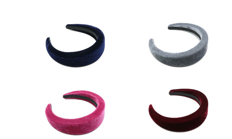 Wide Classic Velvet Head Band