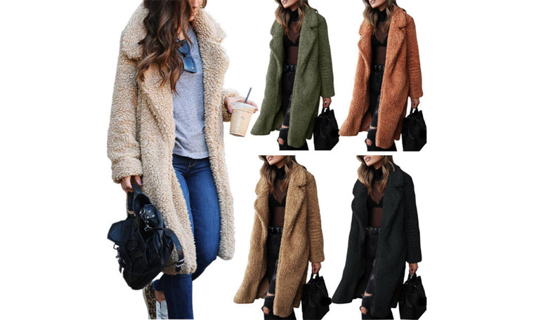 Teddy Fleece Winter long coat