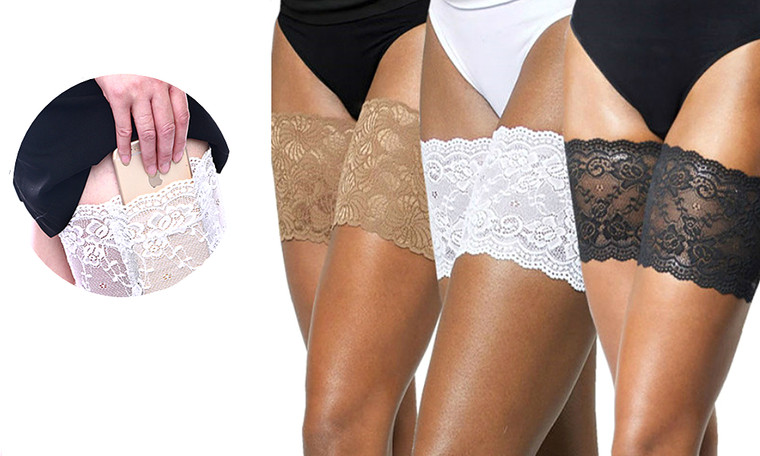 Non-slip Invisible Lace pocket 