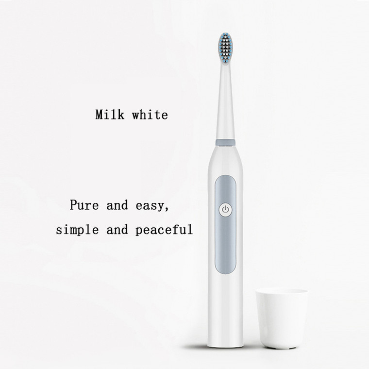 Electric toothbrush men and women adult household non-rechargeable soft fur full automatic waterproof couple sonic toothbrush