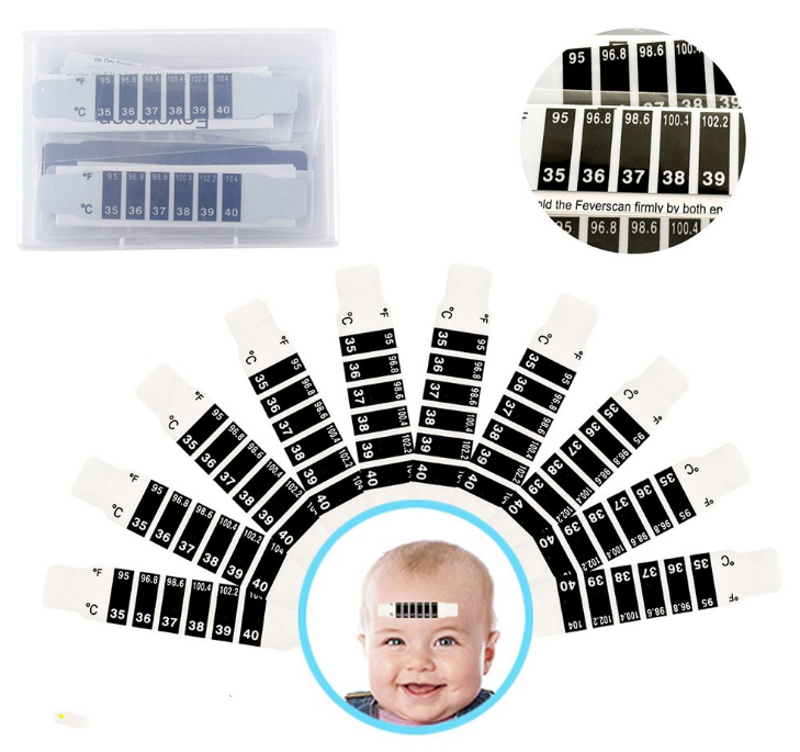 Forehead Thermometer Temperature Indicator Strip 