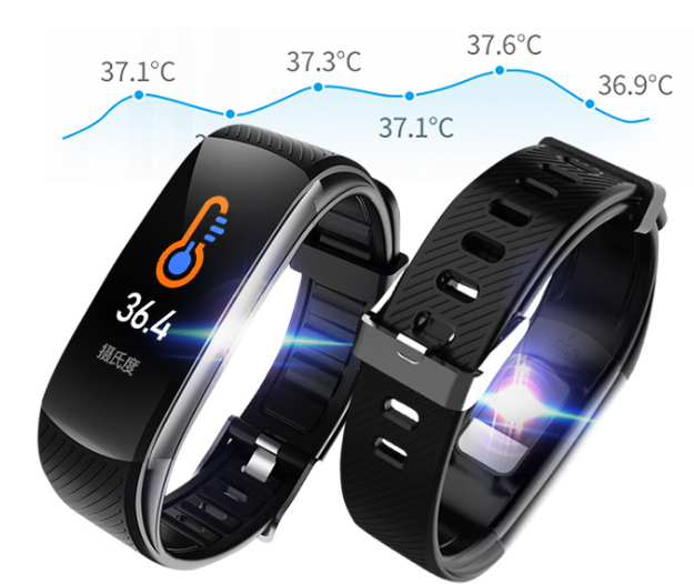 C6T RSL Pro Fitness Tracker with Thermomete,Heart Rate and blood pressure monitor
