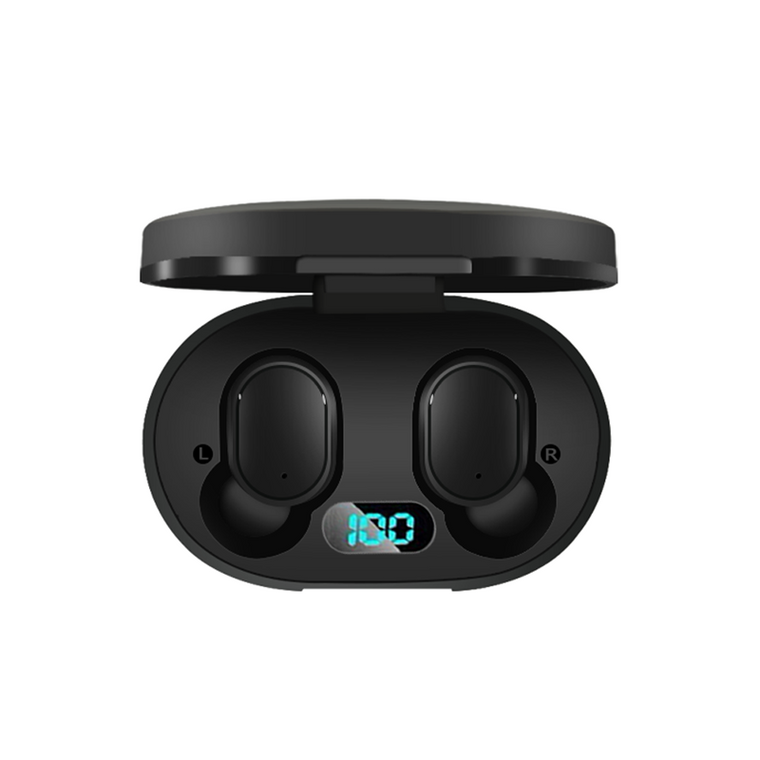A6L Bluetooth 5.0 Earbuds with charging case battery volume