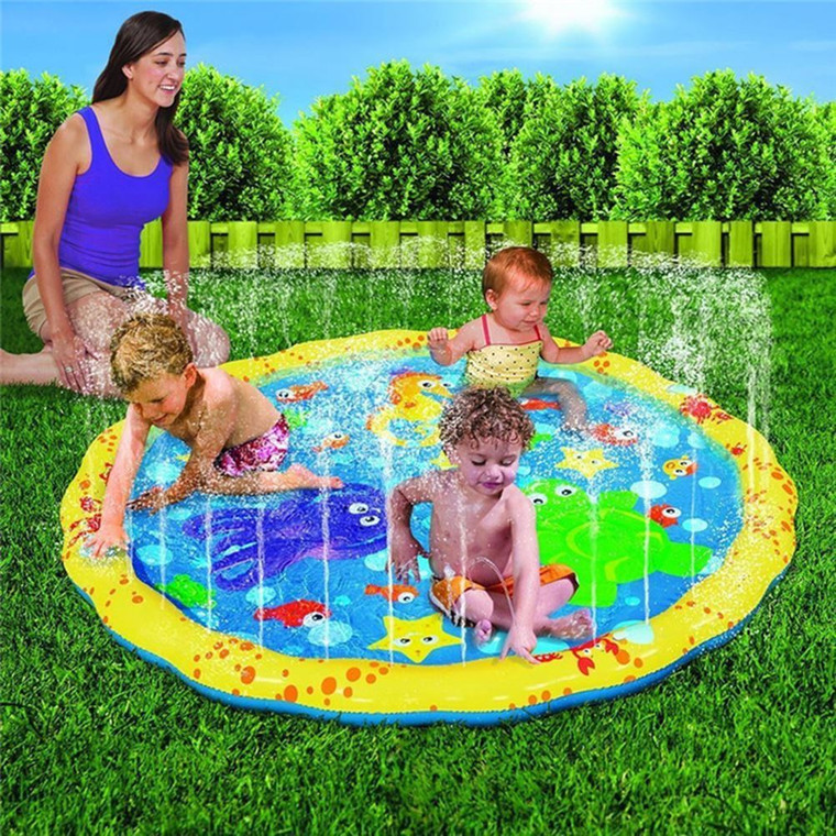 100cm Inflatable Sprinkler Splash Pad Play Mat