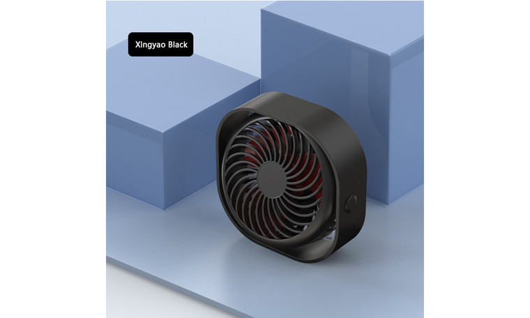 Round desk rechargeable USB fan fan