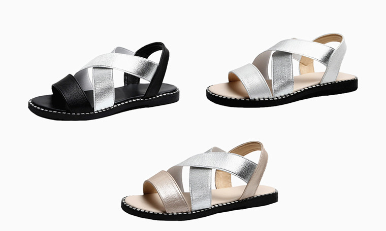 Front Cross Strap Sandal
