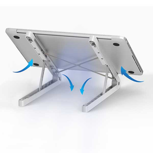 Notebook folding stand