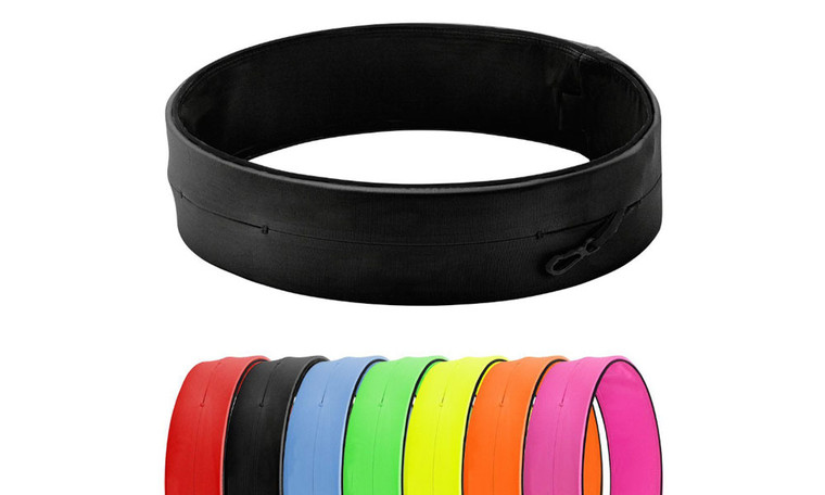 Men's and women's personal mobile phone sports fitness marathon elastic belt waist bag-La