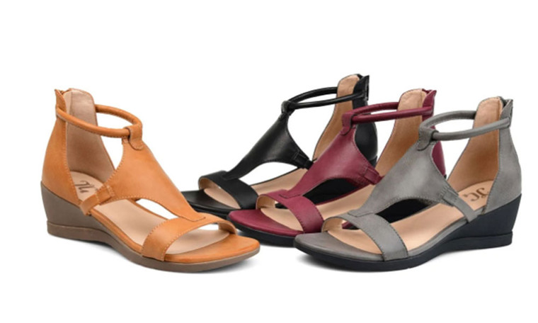  Summer slope heel women's sandals casual women's shoes