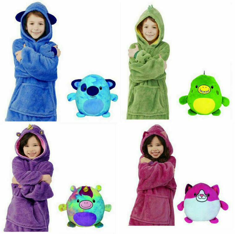 Cuddly 2in1 Winter Snuggle Hoodie and soft toy