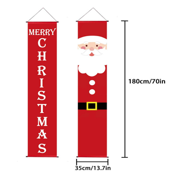 Christmas Festival Decoration Door Banner