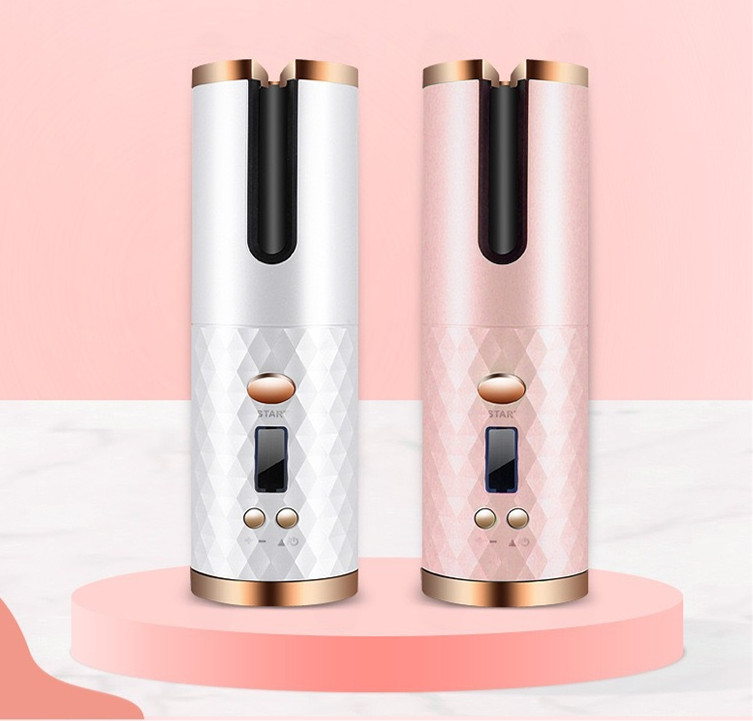 Cordless Auto-Rotating Ceramic Hair Curler 9691