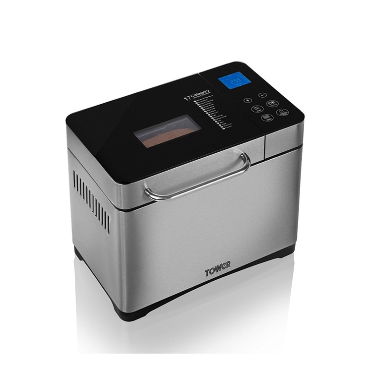 Tower T11002 Gluten Free Bread Maker - Stainless Steel