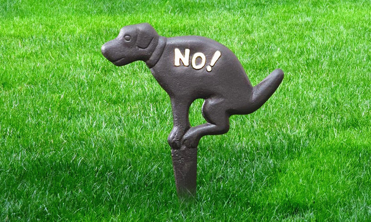 No Fouling Garden Lawn Sign 1096