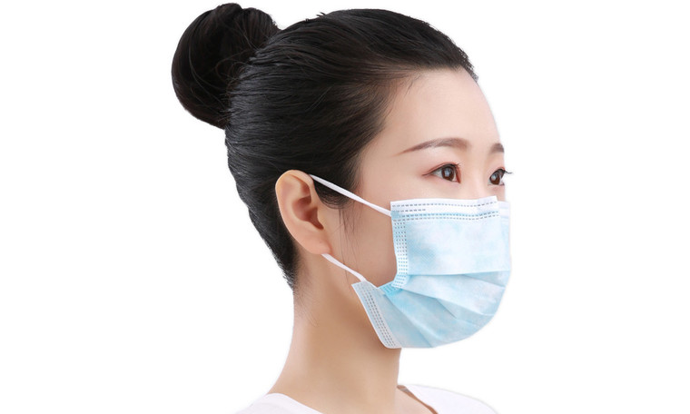 NEW-50pcs Disposable Three-Ply Face Coverings-LA