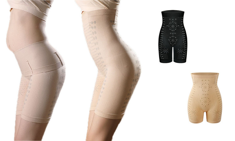 NEW-Women High Waist Body Shaper Underwear Slimming Shapewear Tummy Control Knickers Panties Seamless Boyshort 3006