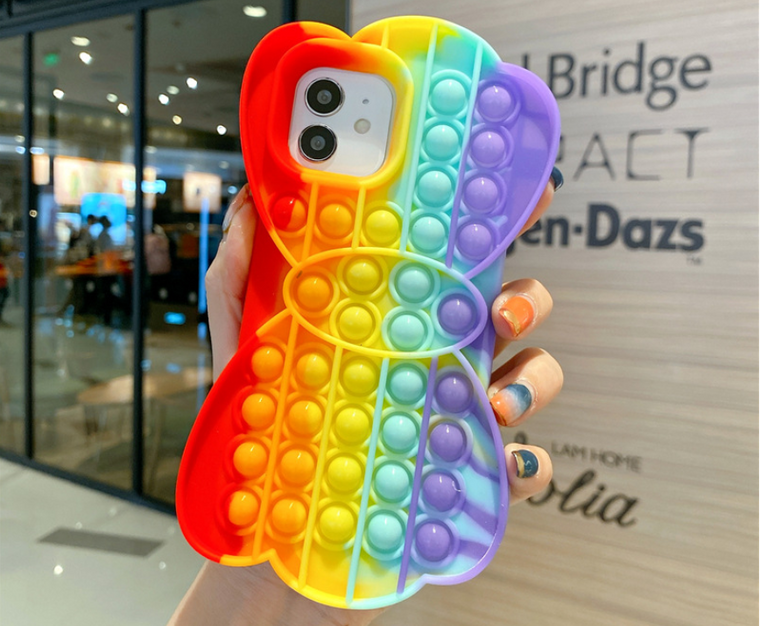Bowtie Push-Pop Fidget Phone protective  Case