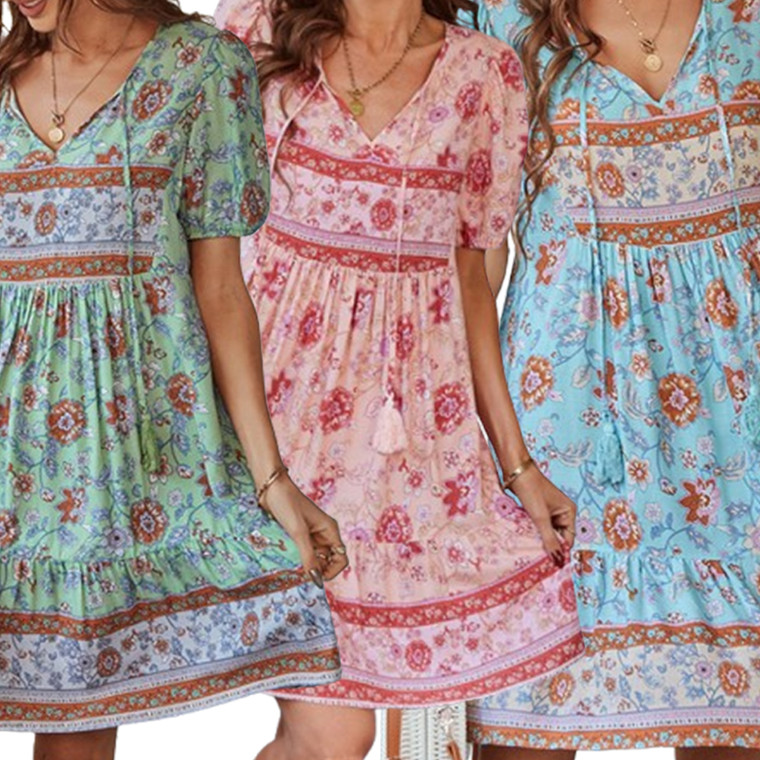 Flora print cami maxi dress-1071la