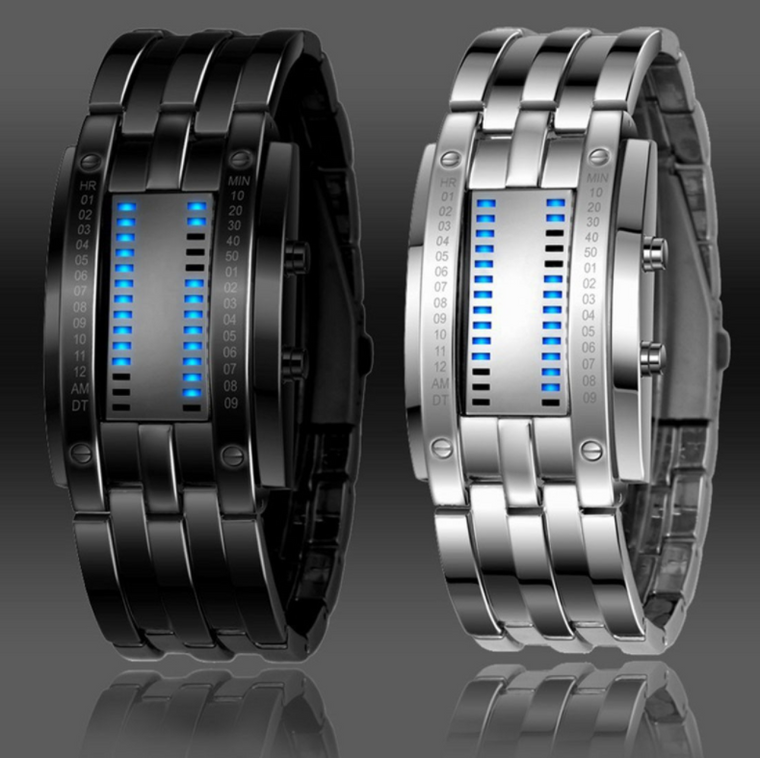 New-Digital Watches Stainless Steel Unique Matrix0086-LA