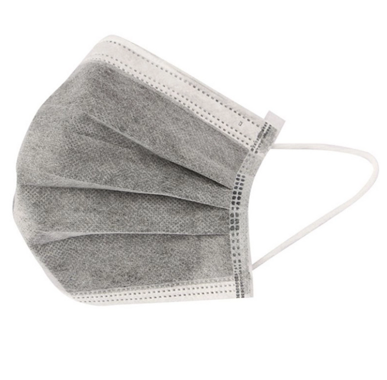 BRA-50pcs Disposable Mask Four Layer Activated Carbon Antibacterial House Dust Mask