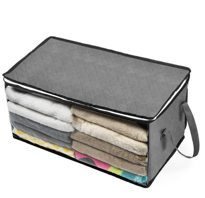 BRA-Large Foldable Duvet Blanket Under Bed Home Clothes Storage Bag Box Organizer