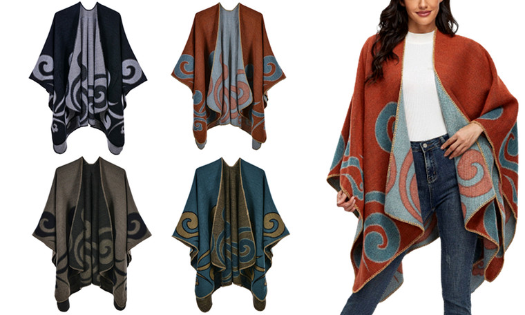 Large Cape Style Scarf Scarves 