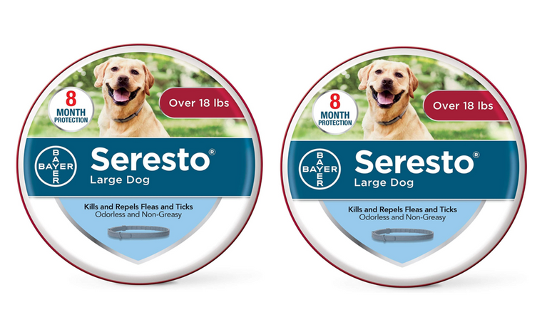 BRA-2PCS Large Dog Collar (Flea & Tick)