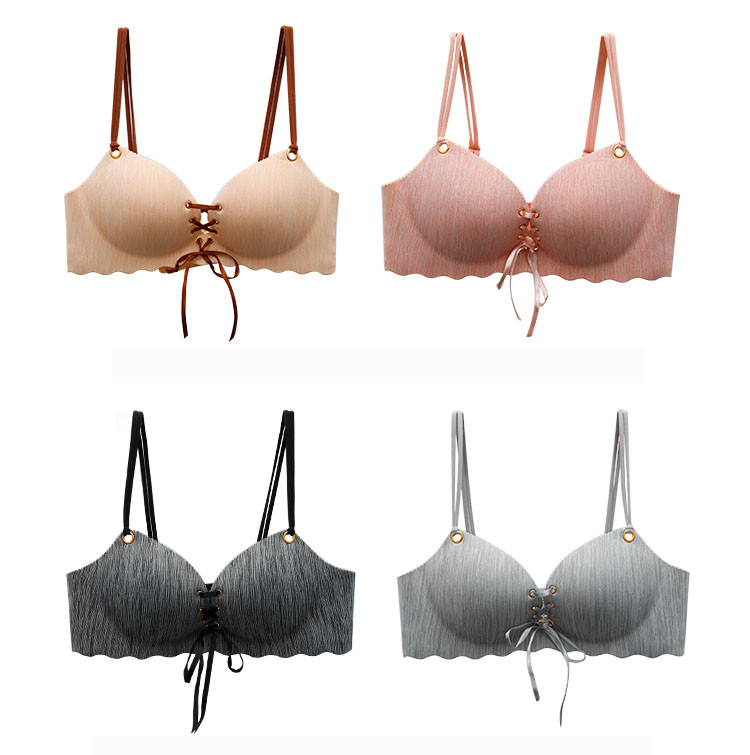 SP-Cinoon super push up bras sexy seamless female underwear free yarn female bralette back lingerie ladies bra