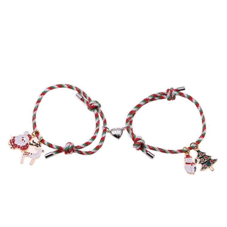 NEW-Couple Bracelets Friendship Rope Couple0154-LA