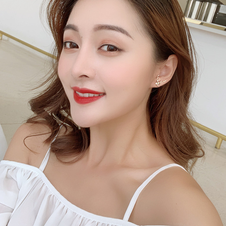 New-Christmas Antlers Earrings Deer Ear Studs0190-LA