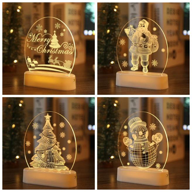 NEW-3D Table Desk Lamp Xmas Gift0206