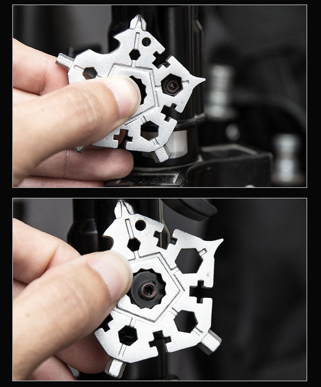 NEW-23-in-1 Portable Stainless Steel Keychain Tool 0211-LA