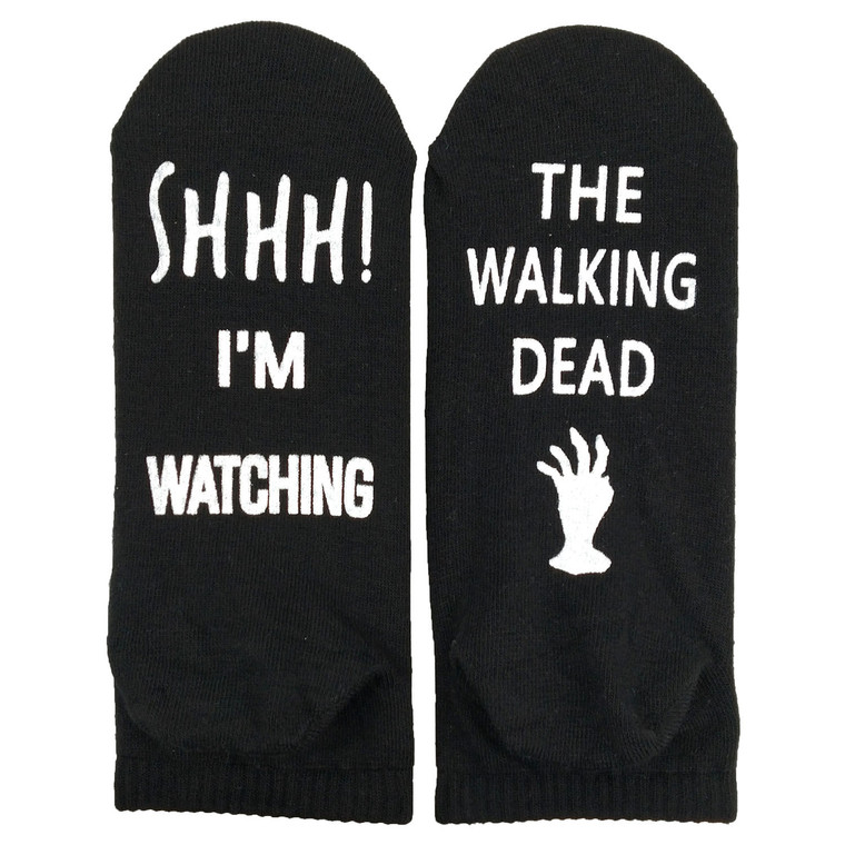 NEW-3pairs Shhh I'm Watching The Walking Dead Socks Cotton Socks0252-LA