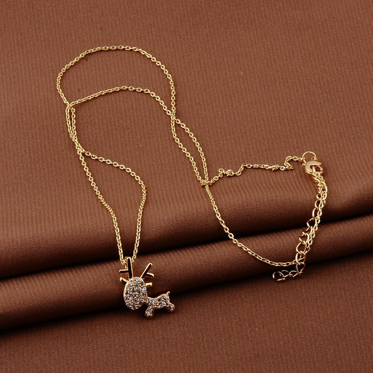 New-Elk Pendant Necklace0263-LA